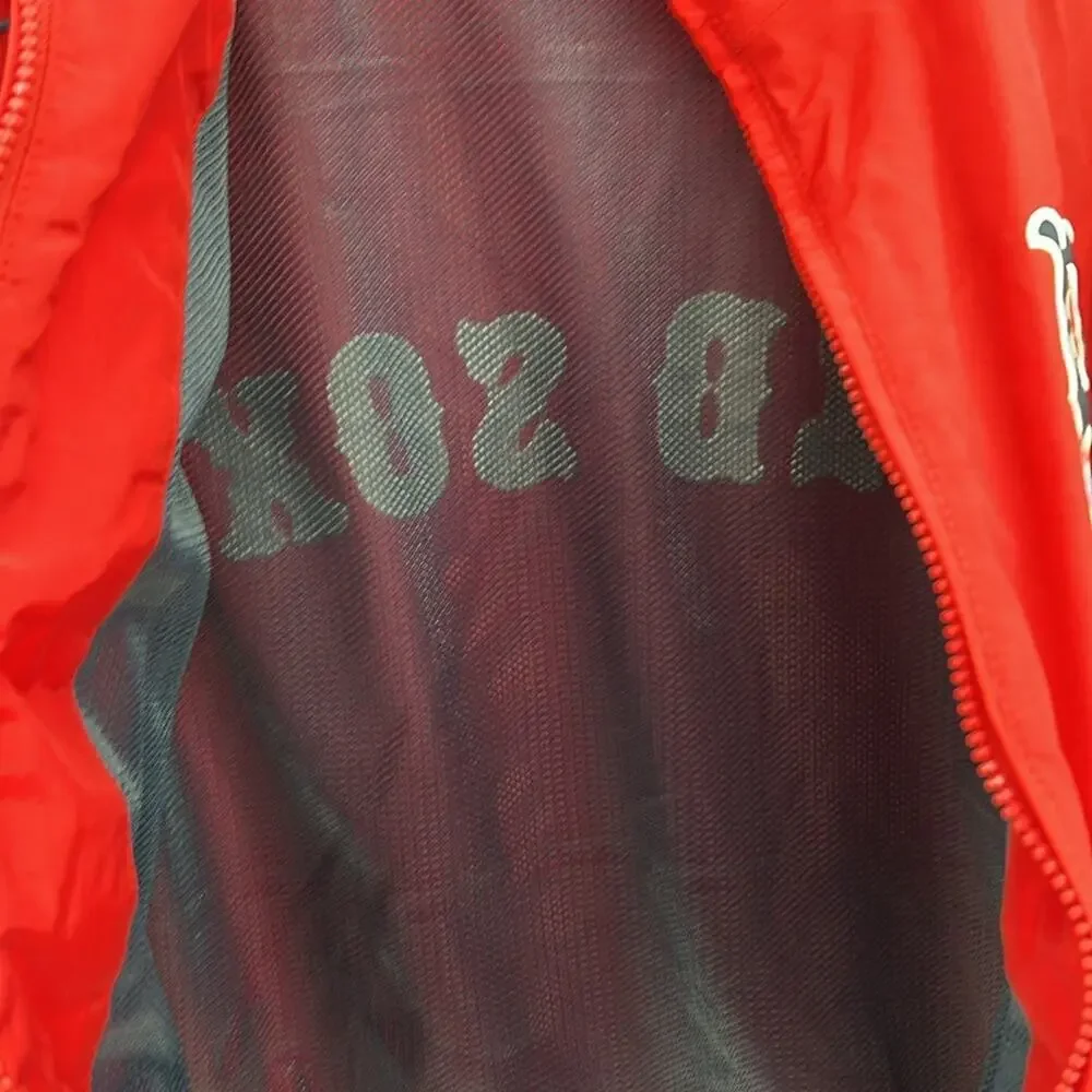 Boston Red Sox Majestic Youth Full Zip Jacket - Red - 10/12